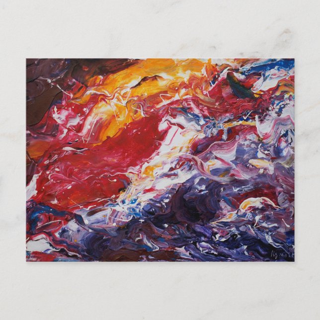 Ich werde dort für Sie gewartet ... Postkarte (Vorderseite)