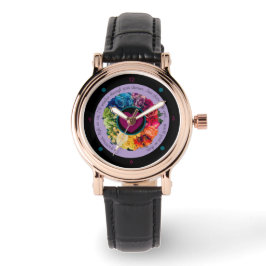 Ich werde dort sein Floral Watch Armbanduhr