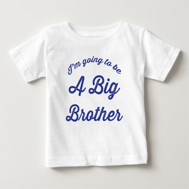 Ich werde ein Big Brother T Shirt in Blue sein (Vorderseite)