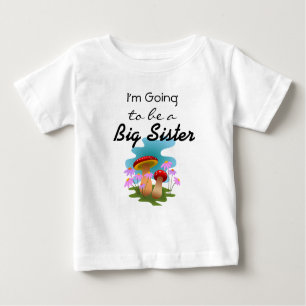 Ich werde ein Big Sister Announcement Dress sein Baby T-shirt