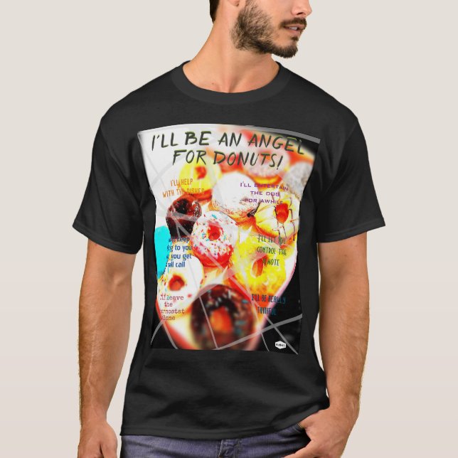 Ich werde ein Engel für Donuts sein - HAMbWG-T - S T-Shirt (Vorderseite)