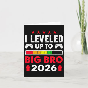 Ich werde ein großer Bruder 2026, den ich bis Karte