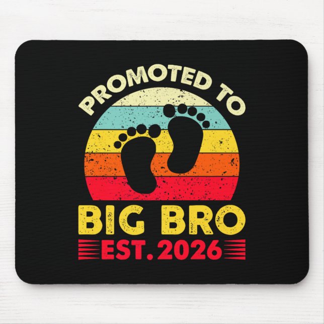 Ich werde ein großer Bruder 2026 zu Big Mousepad (Vorne)