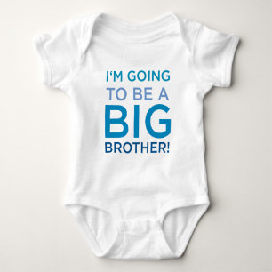 Ich werde ein großer Bruder sein! Baby Strampler