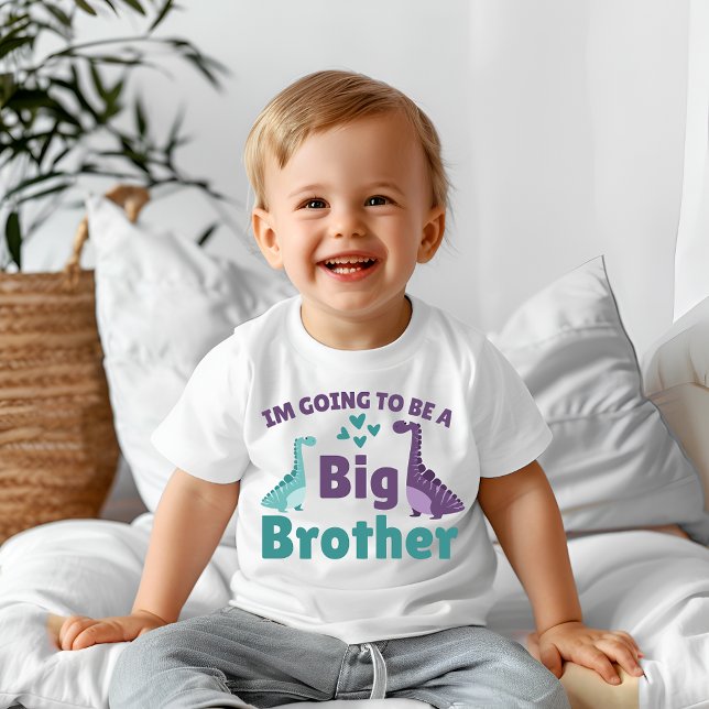 Ich werde ein großer Bruder sein Baby T-shirt (Von Creator hochgeladen)
