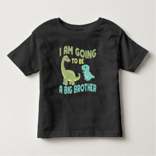 Ich werde ein großer Bruder sein, Dinosaur Baby Re Kleinkind T-shirt