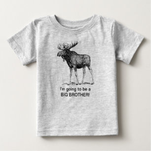 Ich werde ein großer Bruder sein!! (ELCHE) Baby T-shirt