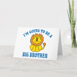 Ich werde ein großer Bruder sein Feiertagskarte