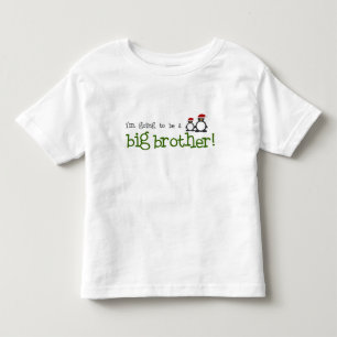 Ich werde ein großer Bruder sein Kleinkind T-shirt