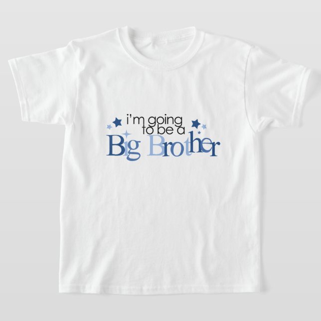 Ich werde ein großer Bruder sein T-Shirt (Ablage )