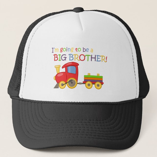 Ich werde ein großer Bruder sein! Truckerkappe (Vorderseite)