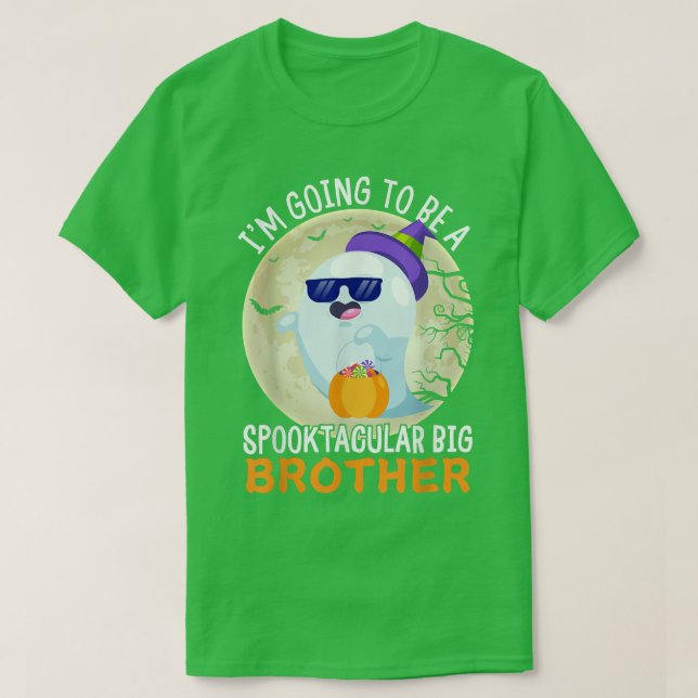 Ich werde ein großer Bruder spoktacular Geist und T-Shirt (Design vorne)