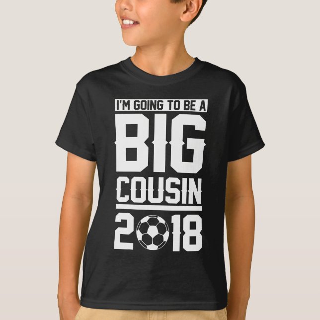 Ich werde ein großer Cousin 2018 sein T-Shirt (Vorderseite)