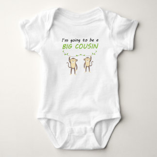 Ich werde ein großer Cousin sein Baby Strampler