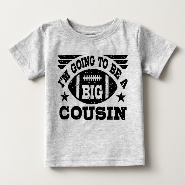 Ich werde ein großer Cousin sein Baby T-shirt (Vorderseite)