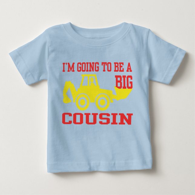 Ich werde ein großer Cousin sein Baby T-shirt (Vorderseite)