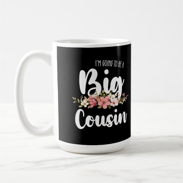 Ich werde ein großer Cousin sein Kaffeetasse (Links)