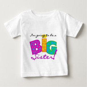 Ich werde ein großer Schwester-Hemd sein Baby T-shirt