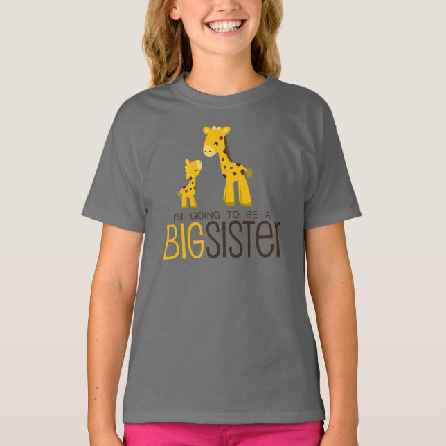 Ich werde ein großer Schwester-T - Shirt sein (Vorderseite)