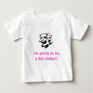 Ich werde ein großer Schwesterbruder sein Baby T-shirt