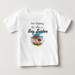 Ich werde ein großes Schwester-Ankündigungs-Kleid  Baby T-shirt