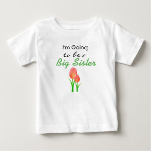 Ich werde ein großes Schwester-Ankündigungs-Kleid Baby T-shirt