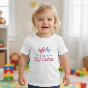 Ich werde ein großes Schwester-Kleinkind-T-Shirt Kleinkind T-shirt