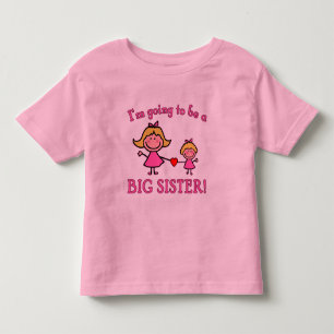 Ich werde ein großes Schwesterhemd sein Kleinkind T-shirt