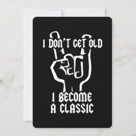 Ich werde ein Klassiker Einladung