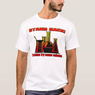Ich werde ein lustiges Wissenschaft-Shirt anprobie T-Shirt
