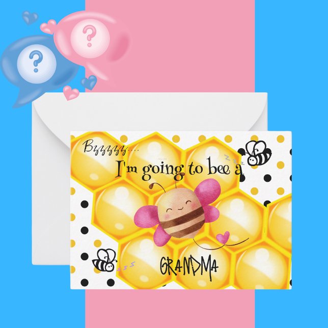 Ich werde ein Oma Personalisiert werden Mitteilungskarte (Von Creator hochgeladen)