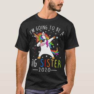 Ich werde eine große Schwester 2020 Unicorn sein T-Shirt