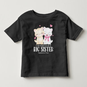 Ich werde eine große Schwester-Ankündigung werden Kleinkind T-shirt