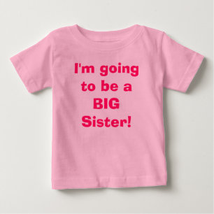 Ich werde eine große Schwester! Baby T-shirt