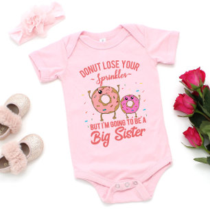 Ich werde eine große Schwester Schwangerschaftsank Baby Strampler