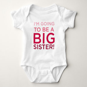 Ich werde eine große Schwester sein Baby Strampler