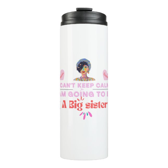 Ich werde eine große Schwester sein, Design von Ro Thermosbecher (Vorderseite)