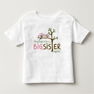 Ich werde eine GROSSE SCHWESTER sein WIEDER! Kleinkind T-shirt