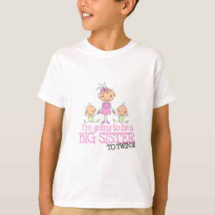 Ich werde eine große Schwester zu den ZWILLINGEN T-Shirt