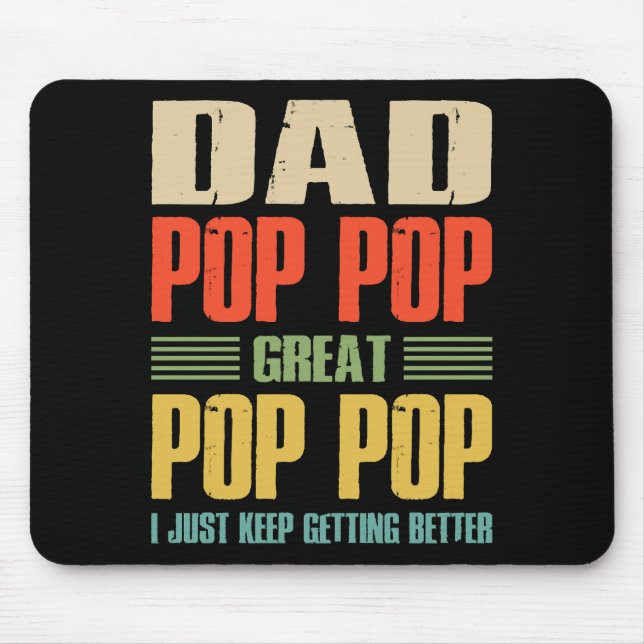 Ich werde einfach immer besser mousepad (Vorne)