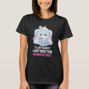 Ich werde einfach Queen Elephant Animal Lov sein m T-Shirt