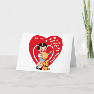 Ich werde es mit Musik sagen Feiertagskarte