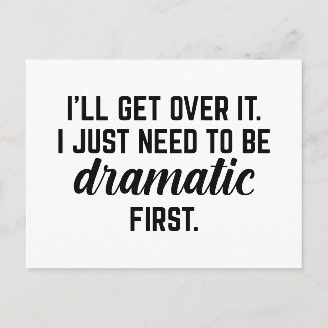 Ich werde es überwinden postkarte (Vorderseite)