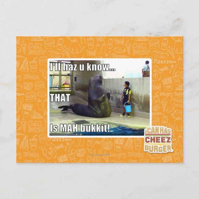 Ich werde es wissen postkarte (Vorderseite)