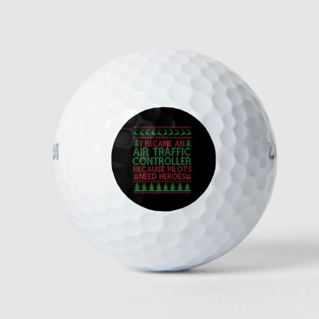 Ich werde Fluglotsen Weihnachtsgeschenk Golfball (Vorderseite)