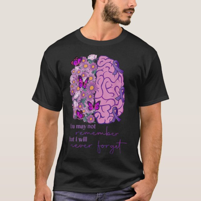 Ich werde für Sie Hirnalzheimer-Bewusstsein T-Shirt (Vorderseite)