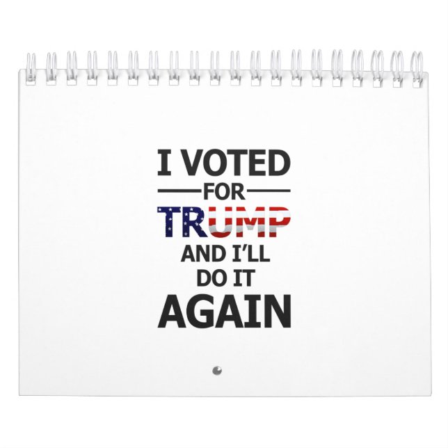 Ich werde für Trump stimmen Kalender (Titelbild)
