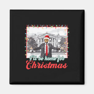 Ich werde für Weihnachten Weihnachten Weihnachtsma Magnet