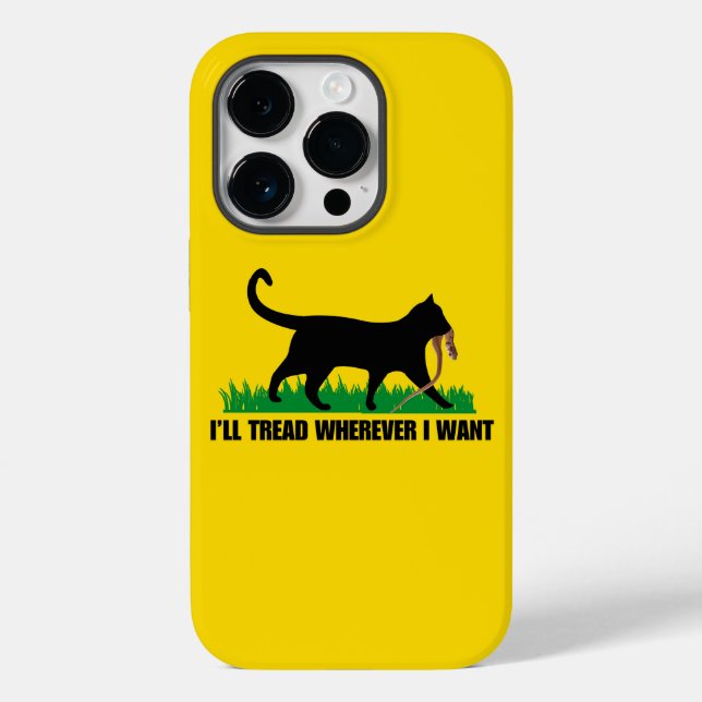 Ich werde gehen, wo immer ich Gewollt habe Case-Mate iPhone Hülle (Rückseite)