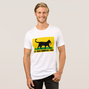 Ich werde gehen, wo immer ich Gewollt habe Tri-Blend Shirt